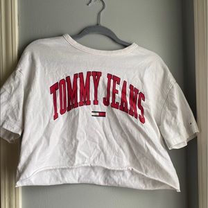 tommy hilfiger jeans cropped tshirt